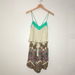 Anthropologie Mintaka Ruffle Romper